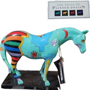 TRAIL of PAINTED PONIES Spirit War Pony # 1462 Ceramic 1st Edition Excellent